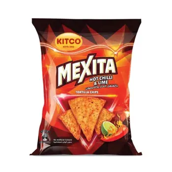 Kitco Mexita Hot Chili & Lime Tortilla Chips 40g