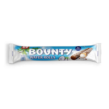 Bounty Coconut Wafer Rolls 23.4g