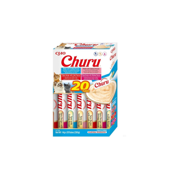 اينابا تشورو مكافات للقطط بالتونة والمأكولات البحرية20×14g