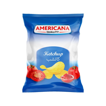 أمريكانا شيبس بنكهة الكاتشب 55جرام