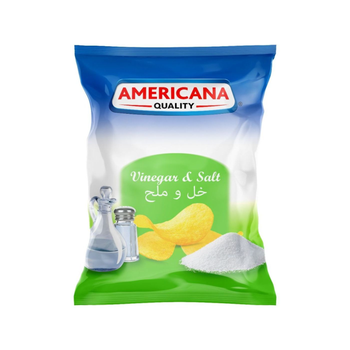 أمريكانا شيبس بنكهة الملح والخل 55جرام