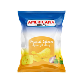 أمريكانا شيبس بنكهة الجبنة الفرنسية 55جرام