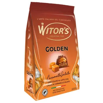 Witor's Golden Salted Caramel Milk Chocolate 125g