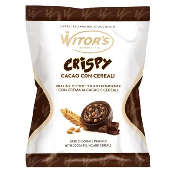 Witor's Crispy Cocoa Dark Chocolate Pralines 95g