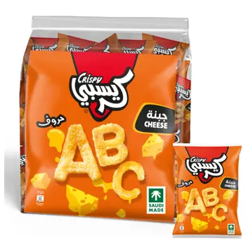 كريسبي حروف بالجبن 16×18جرام