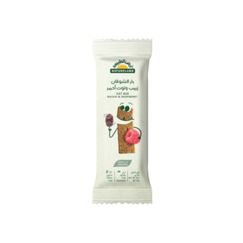 Natureland Organic Raisin & Raspberry Oat Bar 6x20g