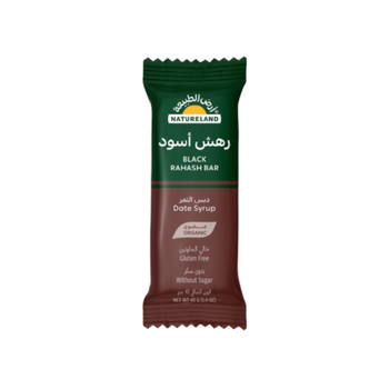 Natureland Organic Black Rahash Bar Date Syrup 40g