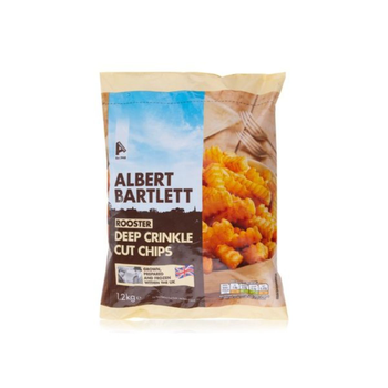 Albert Bartlett Rooster Deep Crinkle Cut Chips 1.2kg