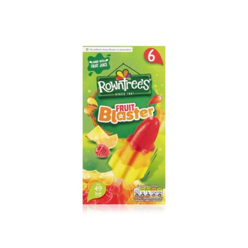 Rowntrees Fruit Blaster Ice Lollies 6x58ml