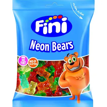 Fini Neon Bears Gluten-Free Candy, 75g