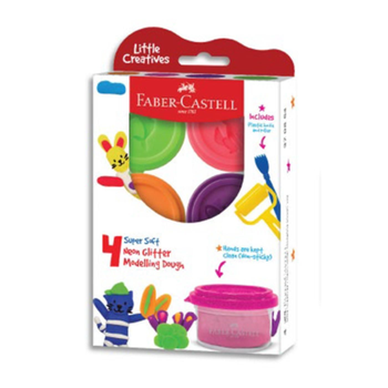 فابر كاستل صلصال عجينة مع قوالب 4×50جرام