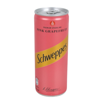 شويبس مشروب غازي بنكهة الجريب فروت الوردي ٢٥٠مل