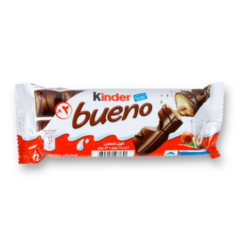 كيندر بوينو شوكولاتة بالحليب والبندق ٤٣جرام