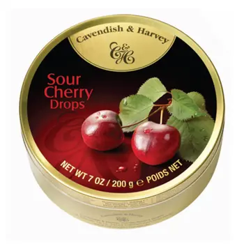 Cavendish & Harvey Sour Cherry Candy Drops 200g
