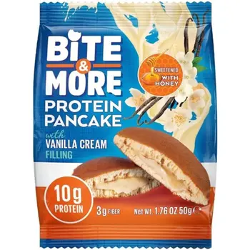 Bite & More Vanilla Cream Protein Pancake 50g