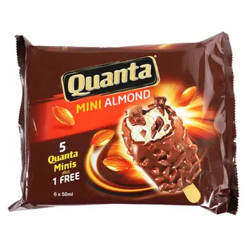 كوانتا آيس كريم باللوز صغير 6×50مل