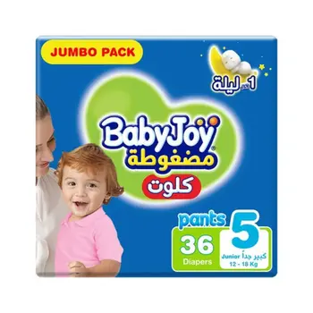 بيبي جوي جامبو كلوت جونيور مقاس 5 36قطعة