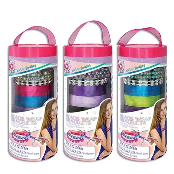 أساور تاسيا ملتفة من الخرز 3 ألوان متنوعة 1عبوة