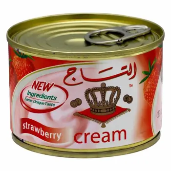 قشطة التاج بالفراولة 155 جم
