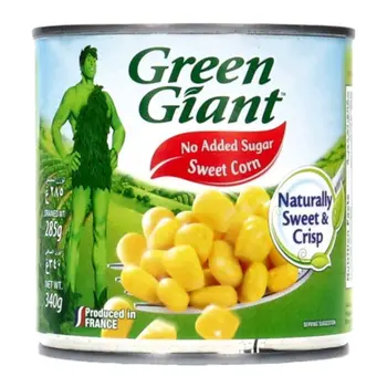 العملاق الاخضر ذرة حلوة بدون سكر مضاف 340جرام