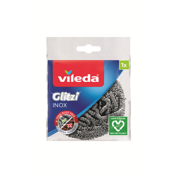 Vileda Glitzi Stainless Steel Scrubber Silver