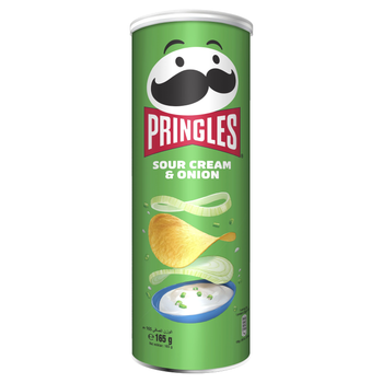 Pringles Sour Cream & Onion Chips 165g
