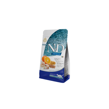 N&D Ocean Cod Orange & Oats Cat Food 1.5Kg