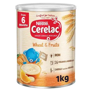 نستله سيريلاك دقيق الحبوب للأطفال بالحديد + القمح والعسل من 6 أشهر 1 كيلو