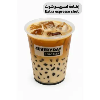Iced Spanish Latte and Extra Espresso