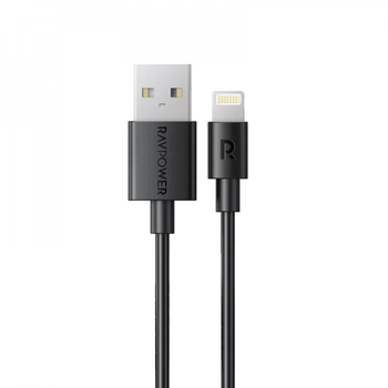 Ravpower Black iPhone USB Cable 1m