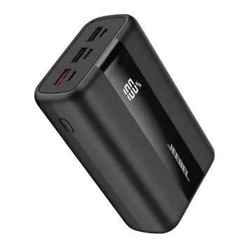 Jeebel Black Power Bank, 30000mAh