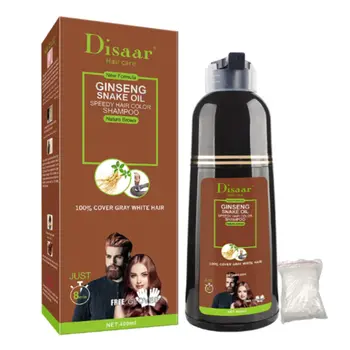 Disaar Ginseng Snake Oil Hair Color Shampoo 400ml