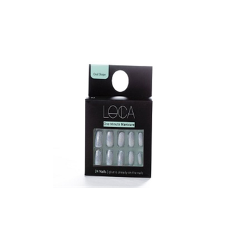 Loca One Minute Manicure Oval Nails 24 Count