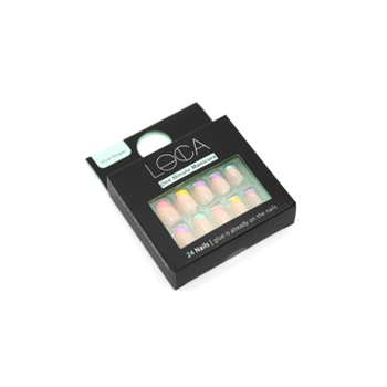 Loca One Minute Manicure Oval Shape T2 24 Pieces