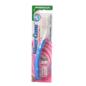 Silver Care Plus Soft Toothbrush Blue