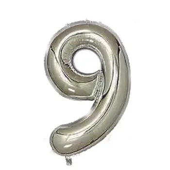 Numbers Balloons 9 16-Inch