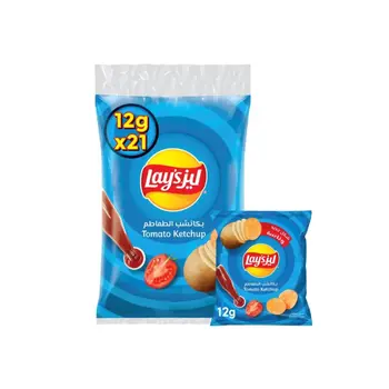 Lay's Ketchup Flavored Snacks 21x12g Pack