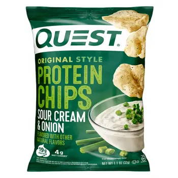 كويست شريحةبروتين، كريمة حامضة، بصل، 32جرام