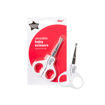 Tommee Tippee Essentials Baby Scissors White