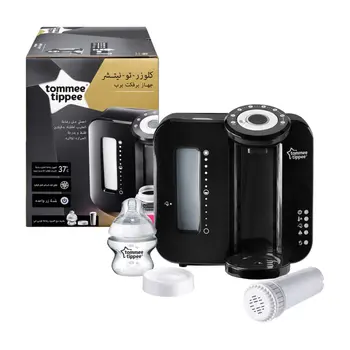تومي تيبي جهاز تحضير زجاجة الرضعات السوداء 1عبوة