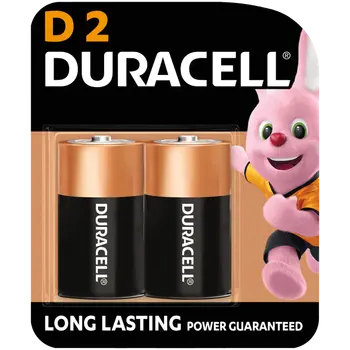 Duracell D Monet Long-Lasting Batteries 2 Pieces