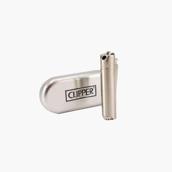 Clipper Silver Pipe Lighter