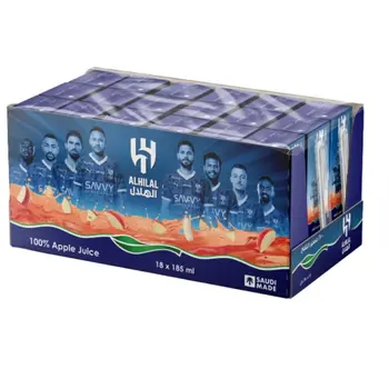 Al Hilal Apple Juice, 18x185ml