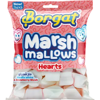 Borgat Marshmallow Hearts Bags 150g
