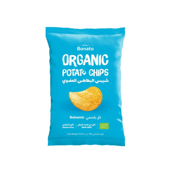 Bonato Organic Balsamic Vinegar Potato Chips 100g