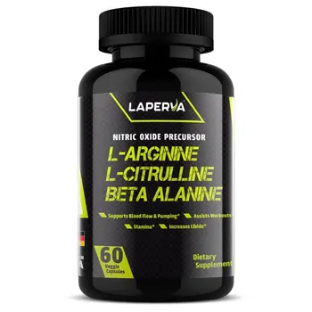 لابيرفا كبسولات إل أرجينين إل سيترولين بيتا ألانين النباتية 60كبسولة