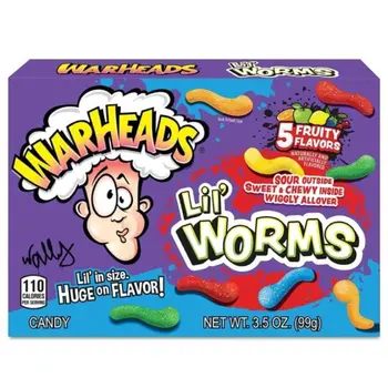 Warheads Lil Worms Candies 99g