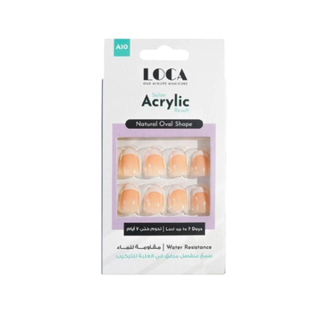 LOCA One Minute Manicure Acrylic Almond 10 Pieces