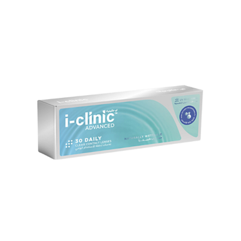 i-Clinic Advanced Clear Contact Lenses 30 Pieces