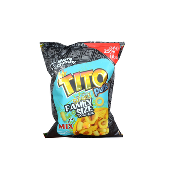 Mr.Tito Mix Flavored Corn Puffs 70g